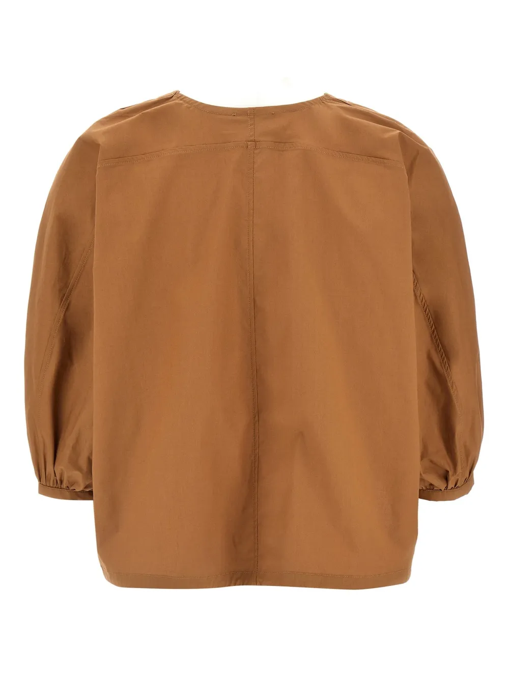 Nude 3/4 sleeved blouse - Bruin