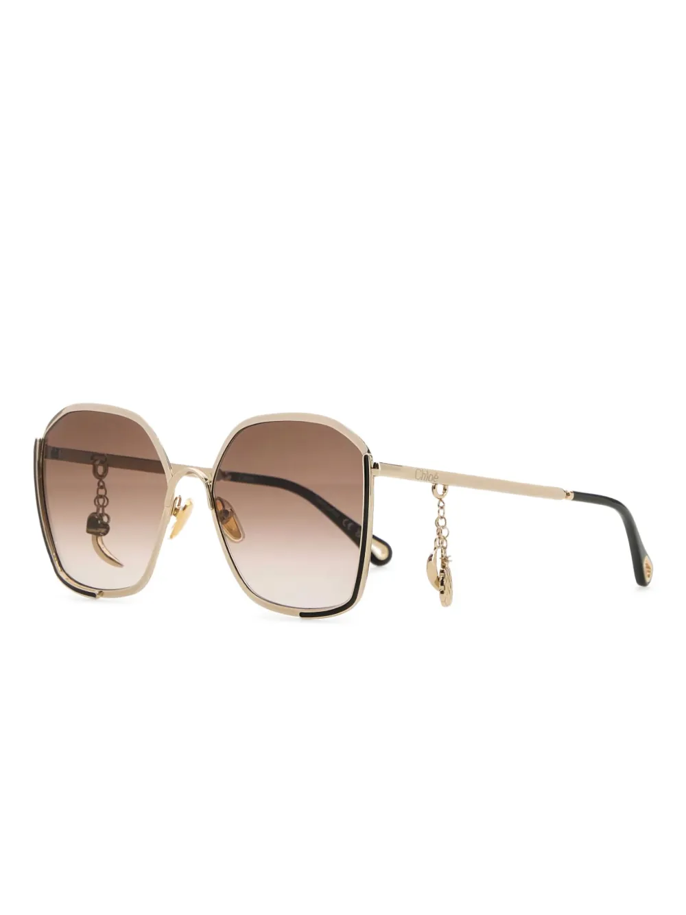 Chloé Charms zonnebril - Goud
