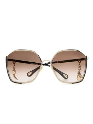 Chloe アイウェア 長方形 フレーム サングラス Chloé Eyewear（クロエ・アイウェア）ウィメンズ - FARFETCH