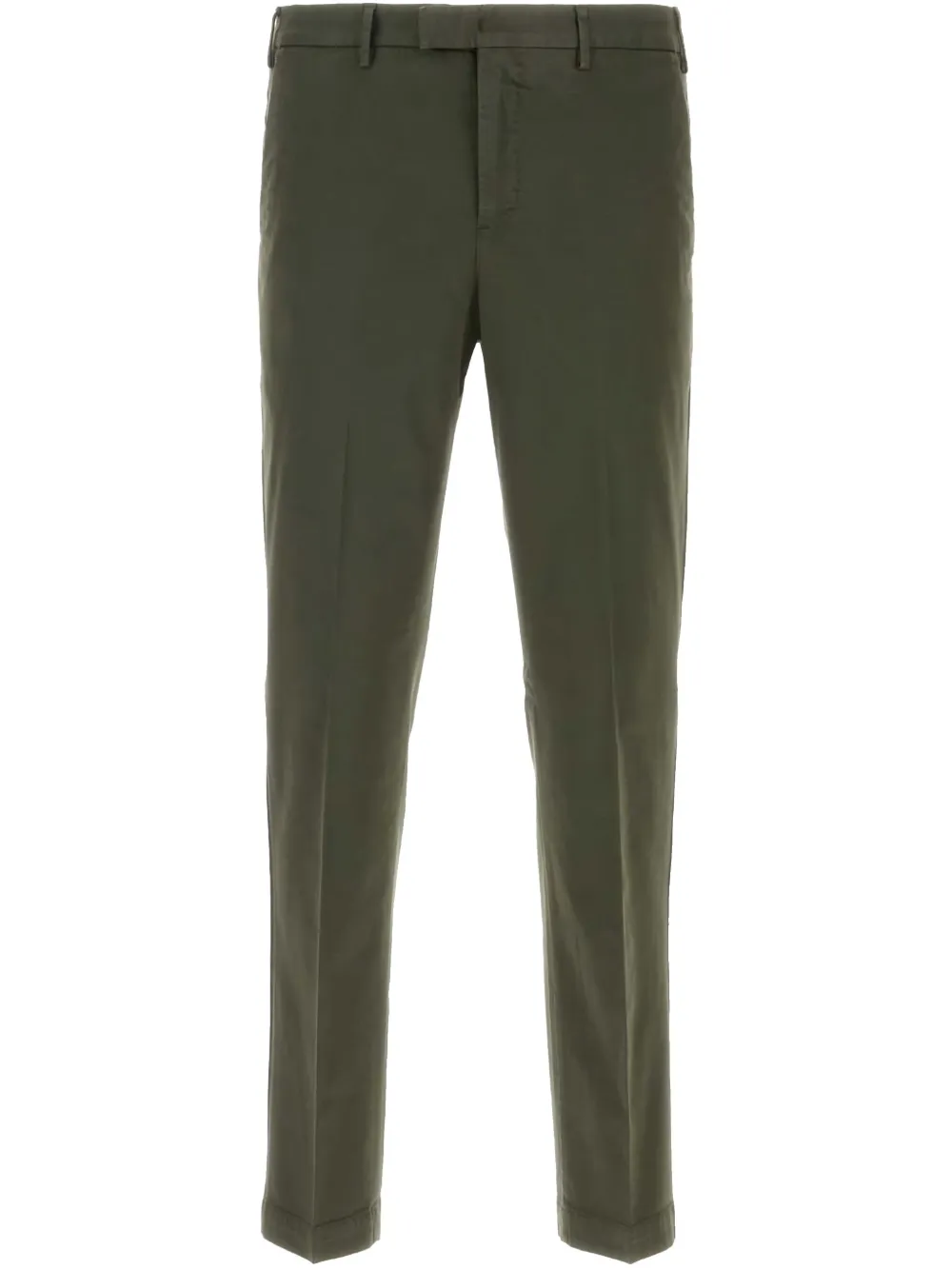 PT Torino stretch-design tapered trousers | Green | Image 1