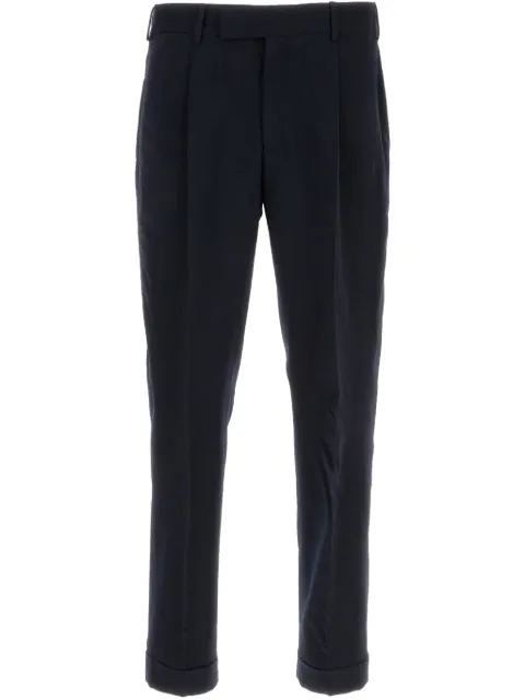PT Torino textured-finish trousers 