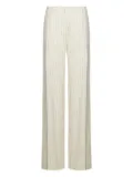 SIMONA CORSELLINI Gessato pinstripe palazzo trousers - Neutrals