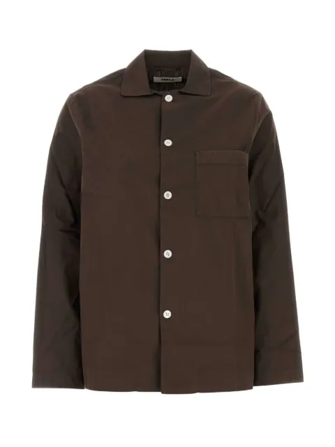 TEKLA poplin pyjama top