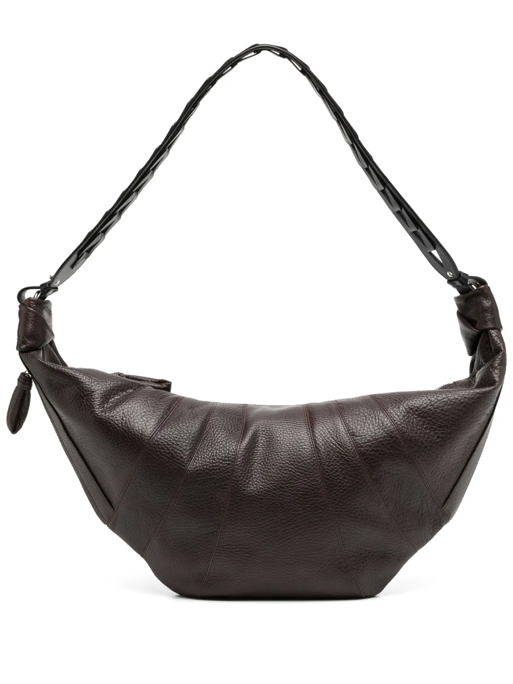 LEMAIRE large Chevron Croissant bag | Brown | Image 1