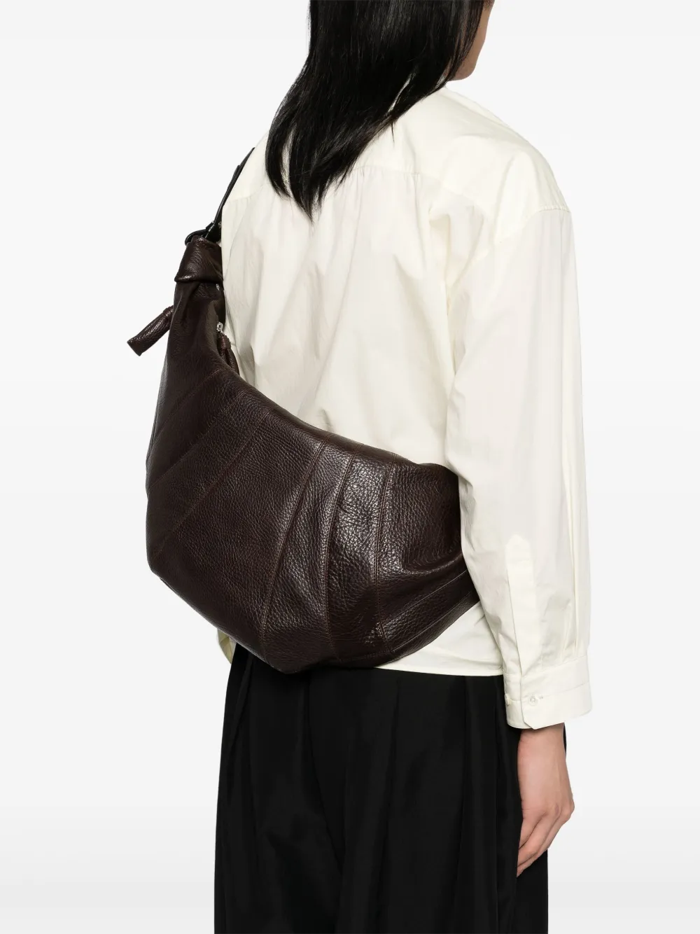 LEMAIRE large Chevron Croissant bag | Men | Image 2