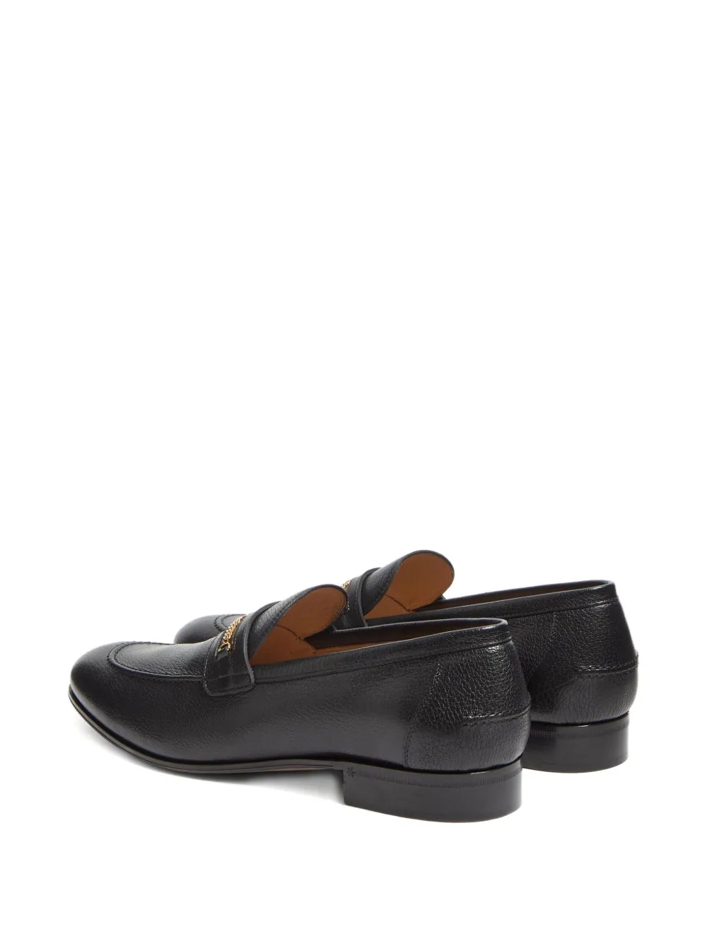 Valentino Garavani VLogo leren loafers Zwart