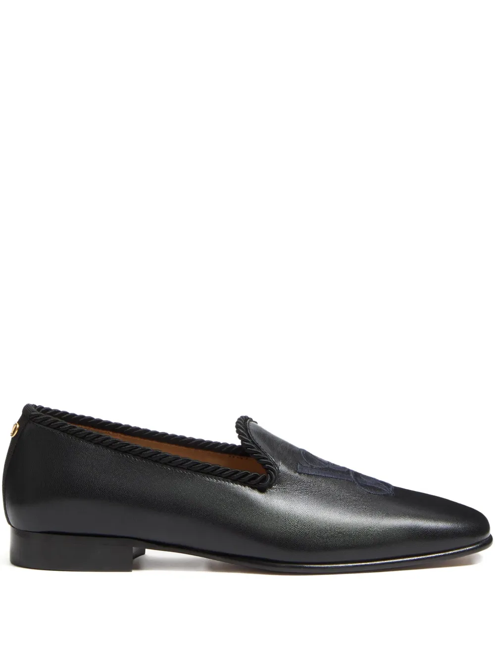 Valentino Garavani LES ALCÔVETTES MOCCASIN IN KIDSKIN - Nero