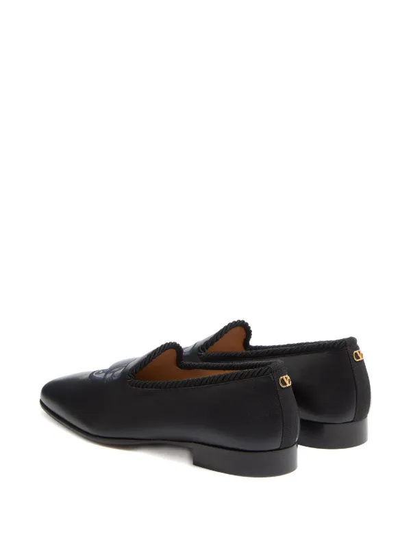 Valentino Garavani Les Alcôvettes ローファー | ブラック | FARFETCH JP