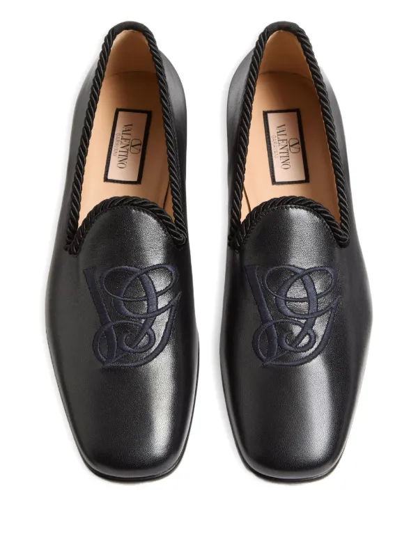 Valentino Garavani Les Alcôvettes ローファー | ブラック | FARFETCH JP
