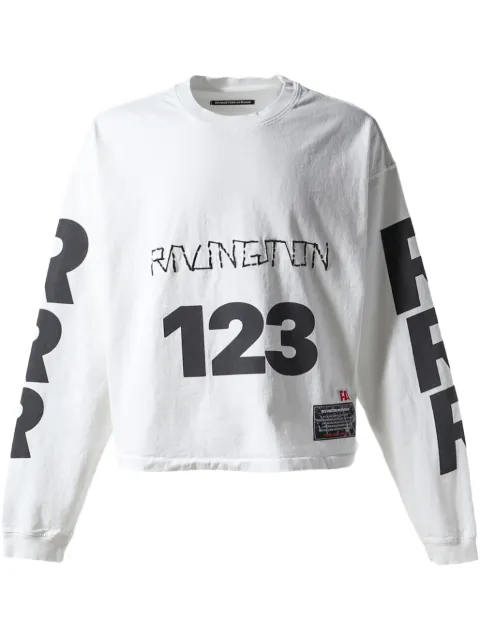 RRR123 sudadera estampada