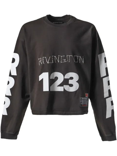 RRR123 sudadera estampada