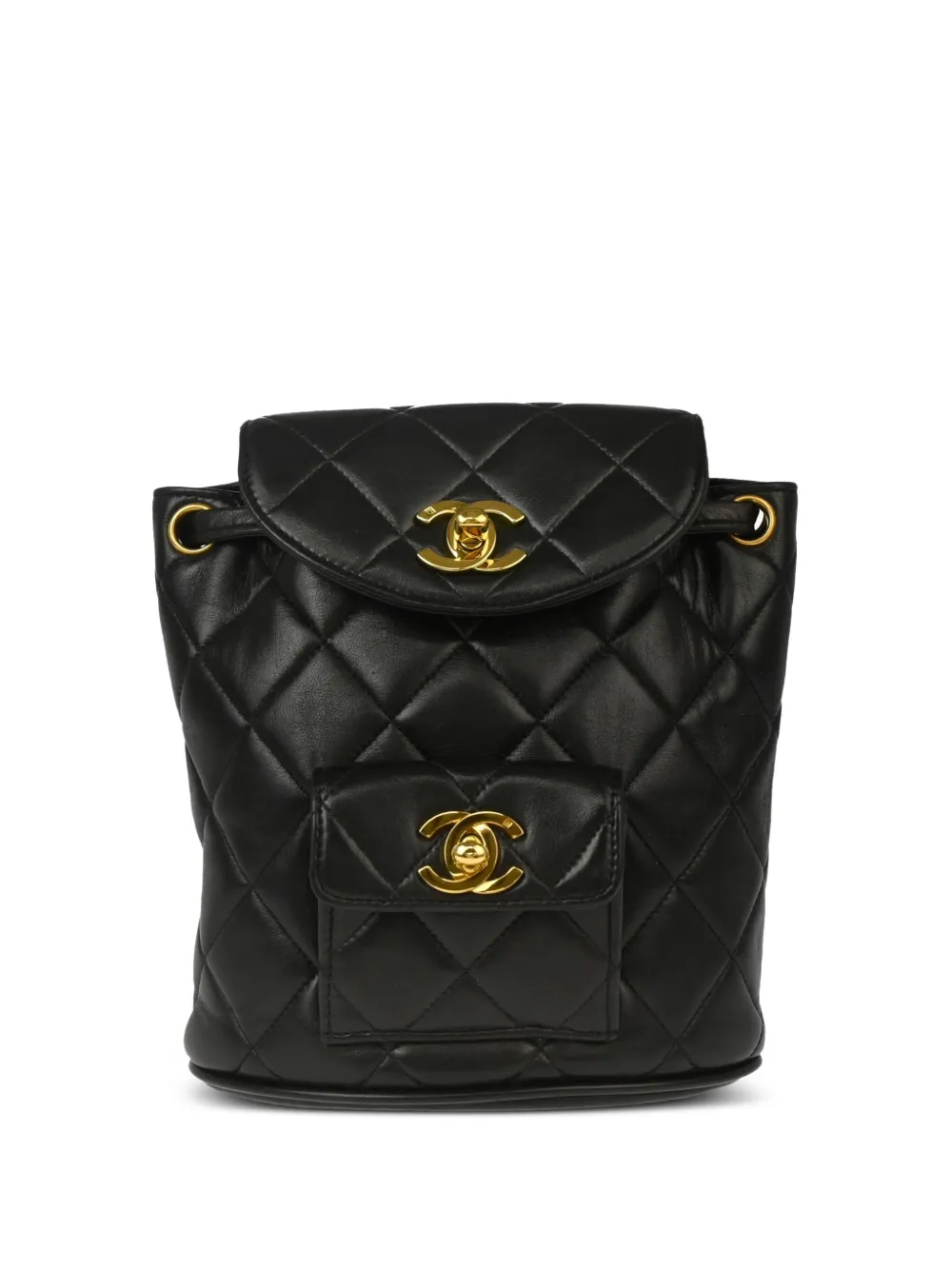 CHANEL Pre-Owned small 1992 Duma backpack | Black | Image 1