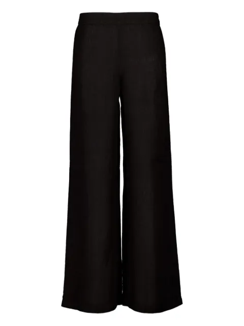 120% Lino linen palazzo pants
