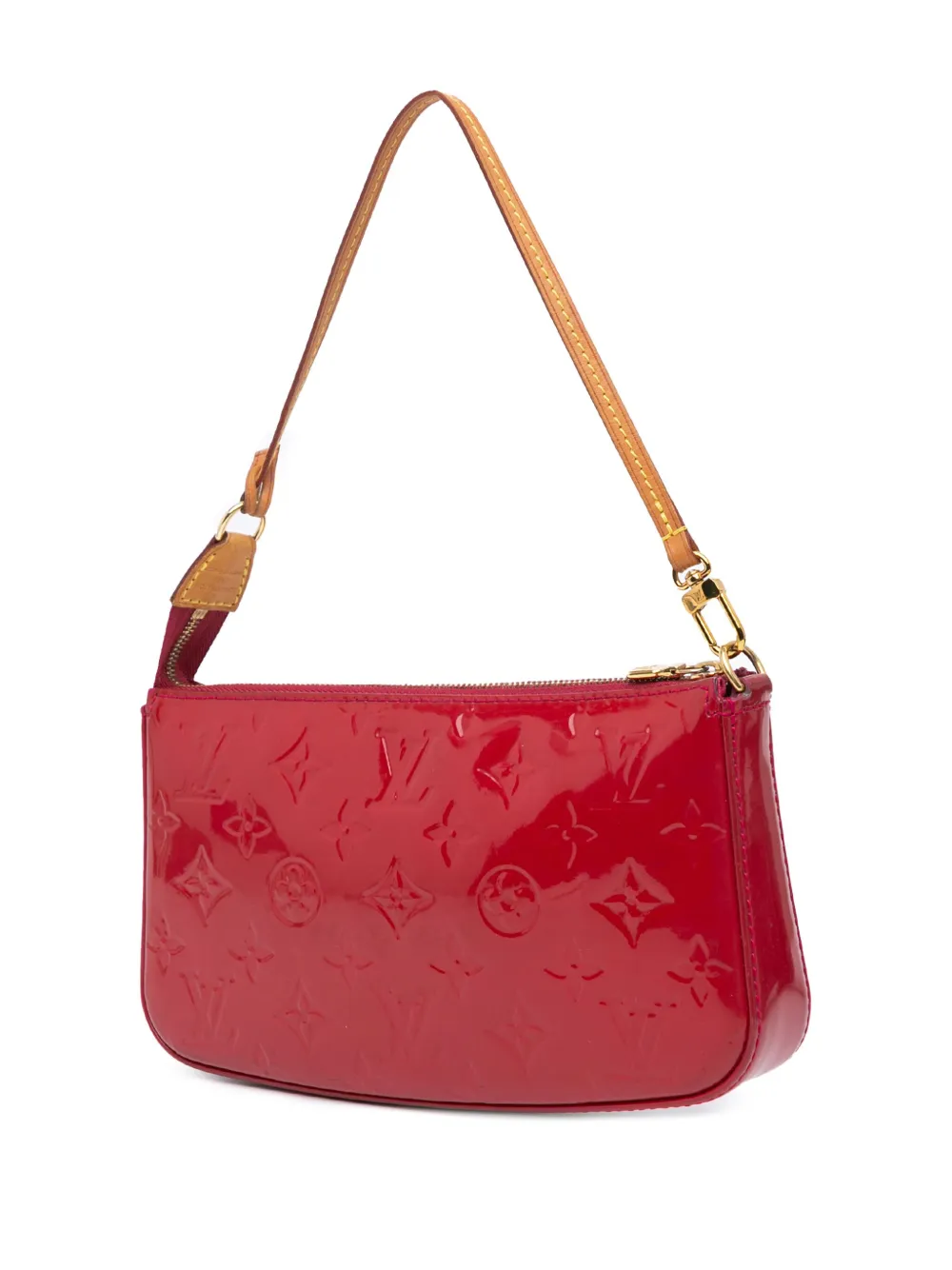 Louis Vuitton Pre-Owned 2013 Vernis Pochette Accessoires schoudertas met monogram - Rood