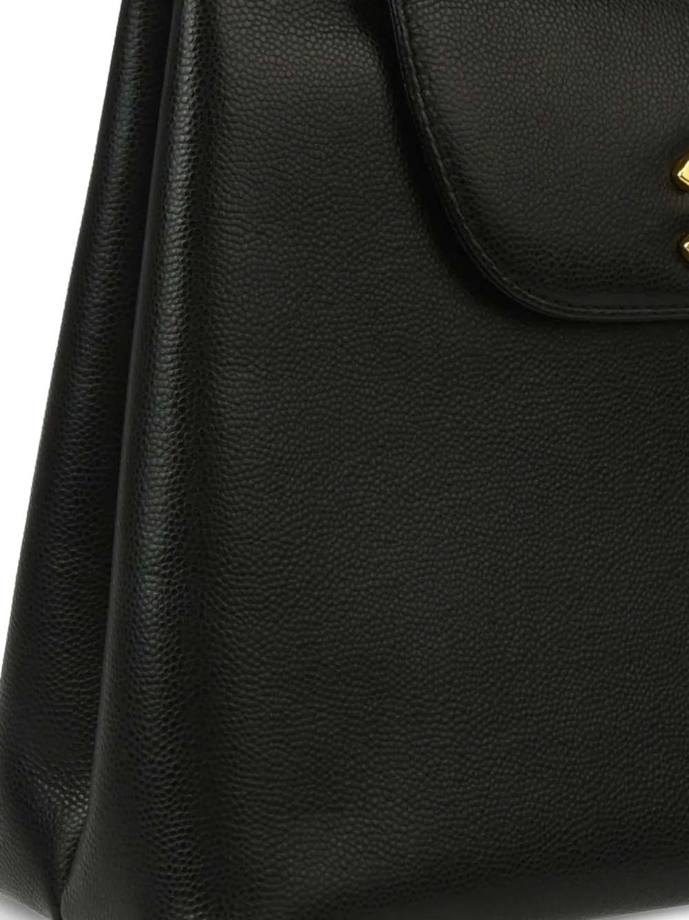 Pre-owned Chanel 1998 Cc Turn-lock Handbag In Black