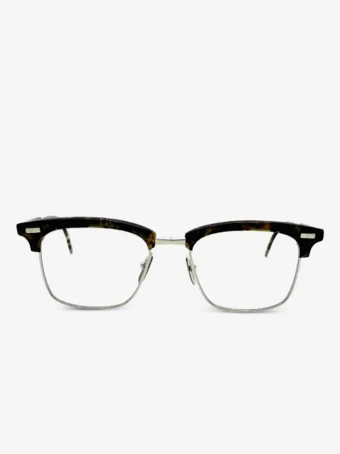 Thom Browne Eyewear tortoiseshell-effect glasses
