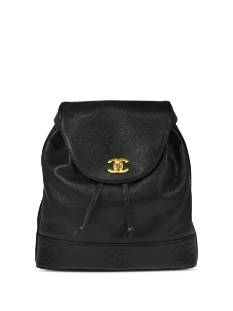 CHANEL Pre-Owned mochila Triple CC 1997