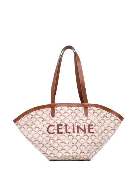 Céline Pre-Owned tote Medium Coated Canvas Triomphe Couffin 2021