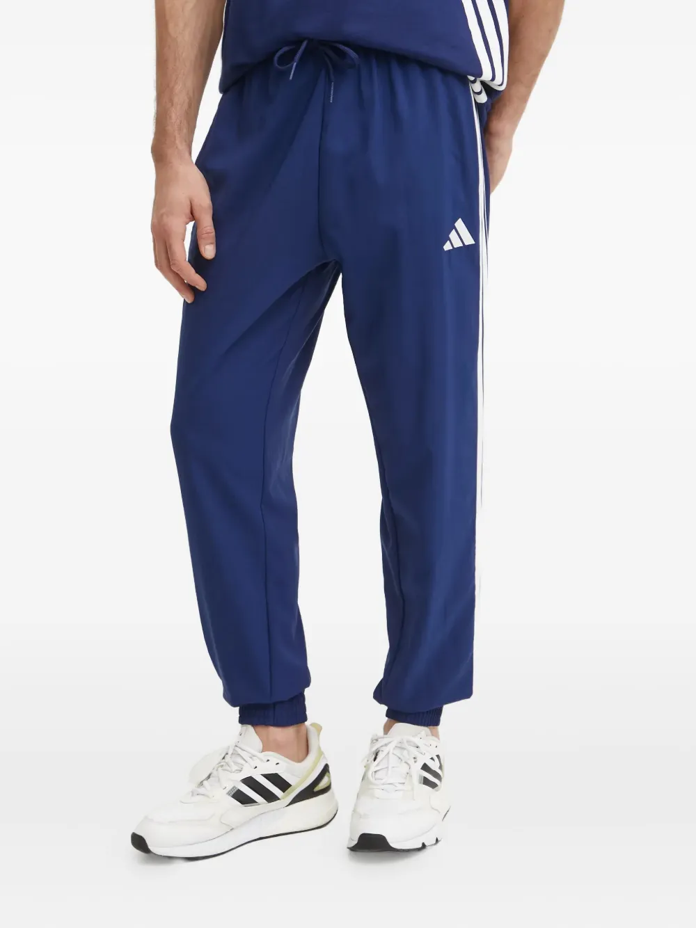 adidas 3-stripe logo track pants | Blue | Image 1