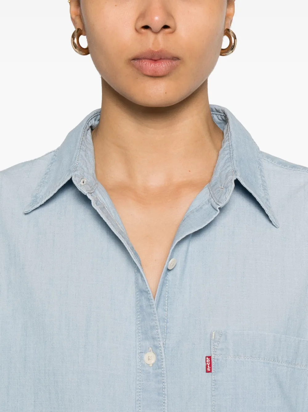 Levi's Harlie blouse Blauw