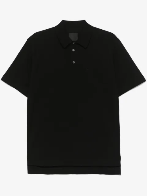 Givenchy logo-embroidered cotton polo shirt
