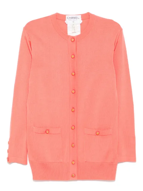 CHANEL Pre-Owned 1990-2000s crew-neck cardigan