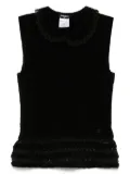 CHANEL Pre-Owned 2002 sleeveless top - Black