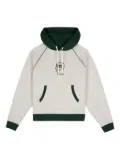 Brain Dead logo-embroidered hoodie - Neutrals