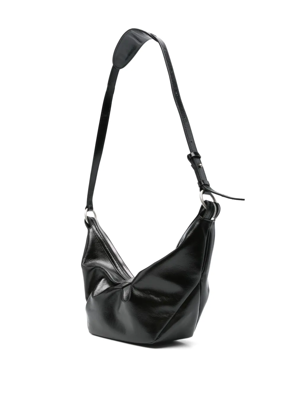 Shop Marge Sherwood Belted Shoulder Bag In Black