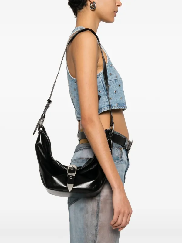 Marge Sherwood Belted Shoulder Bag | Black | FARFETCH