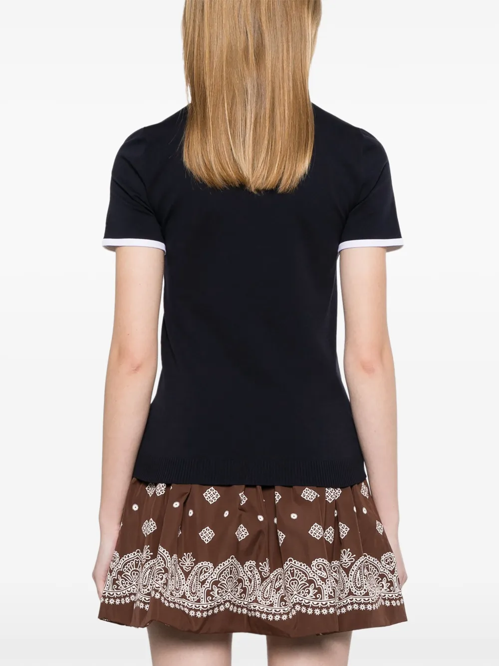 Miu Miu T-shirt con applicazione logo | Abbigliamento | Image 4