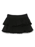 ROTATE BIRGER CHRISTENSEN tiered mini skirt - Black