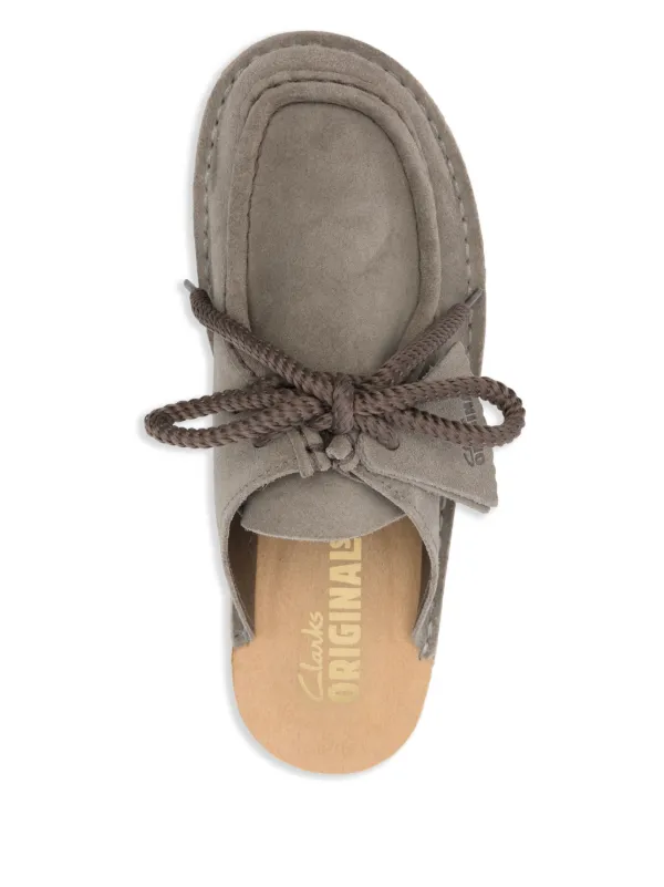 【CLARKS】Desert Nomad Mule ミュール Womens Desert Nomad Mule Black Suede Clogs & Mules | Clarks