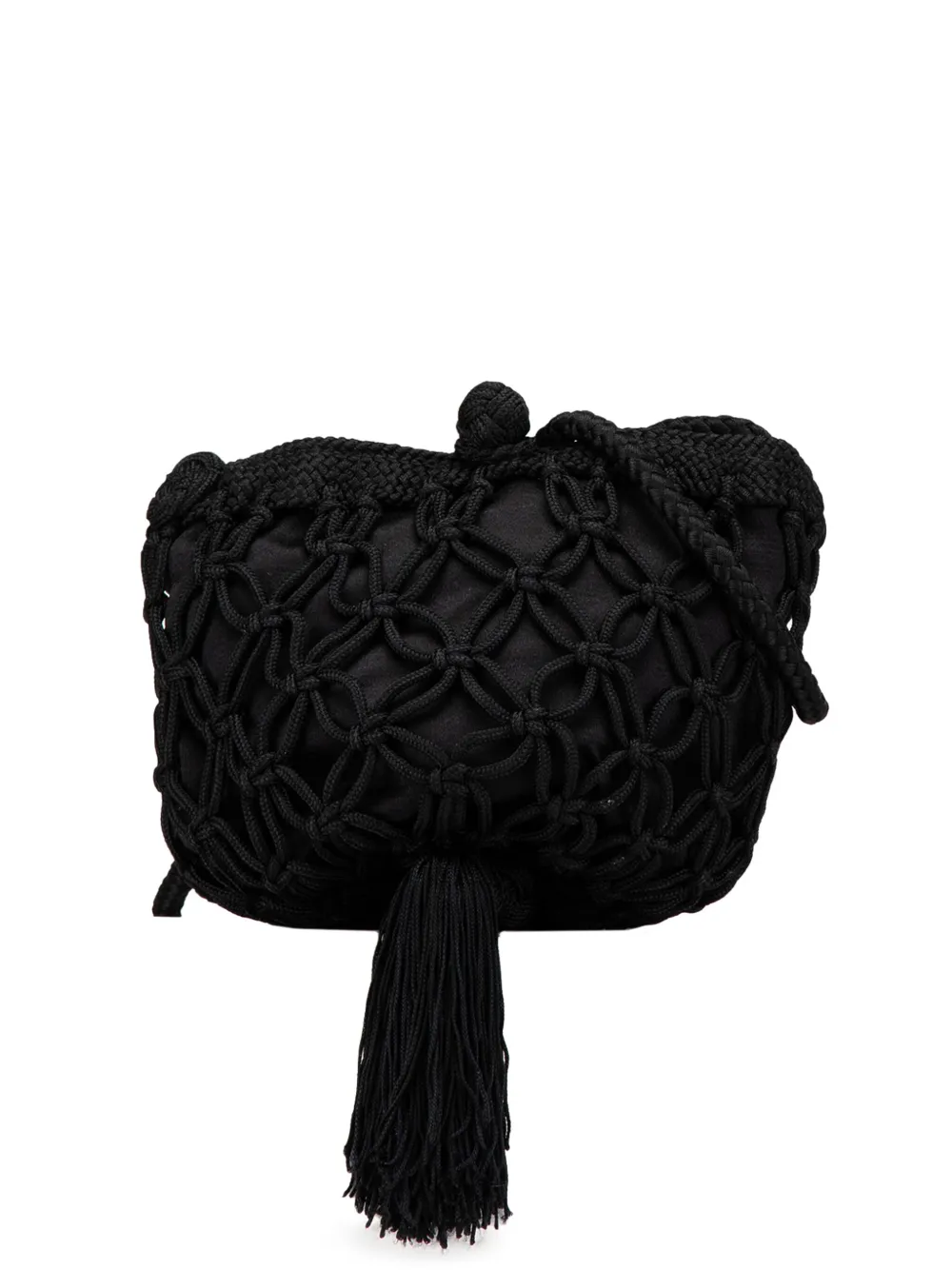 2000-2024 Satin Rope Tassel crossbody bag