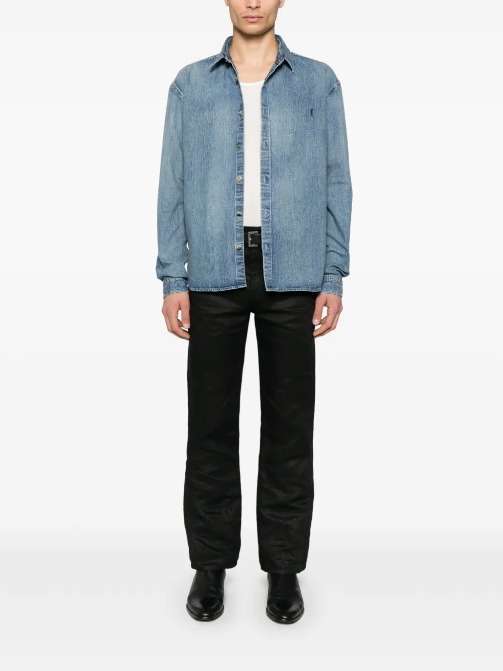 Saint Laurent camisa de mezclilla Cassandre | Image 2