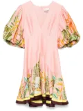 ALEMAIS Papaya mini dress - Pink