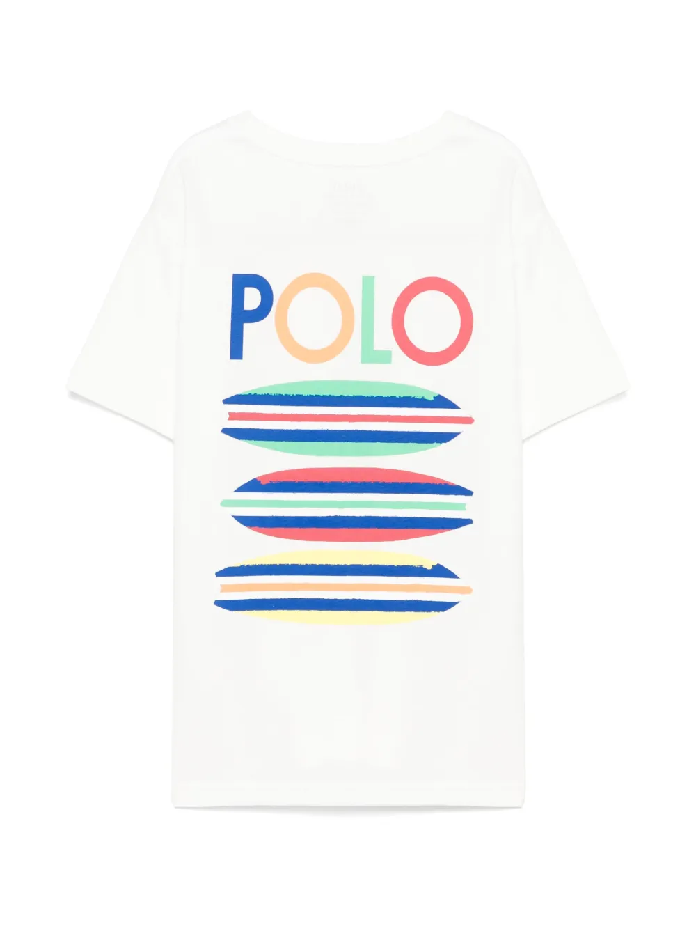 POLO RALPH LAUREN KIDS T-shirt met logoprint Wit