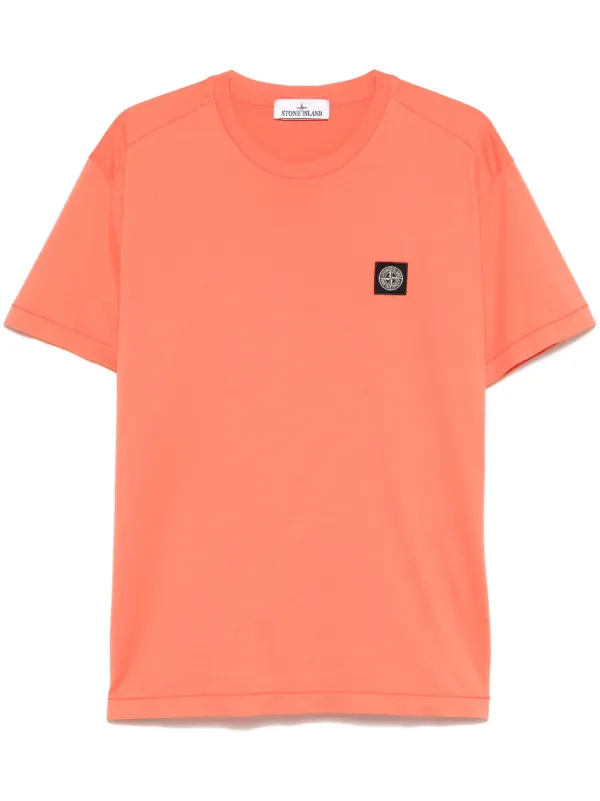 Stone Island コットンジャージー Tシャツ | オレンジ | FARFETCH JP