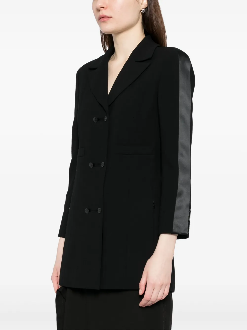Pre-owned Chanel 2003 Single-breasted Jacket In Black