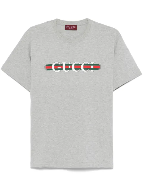 Gucci playera con logo estampado