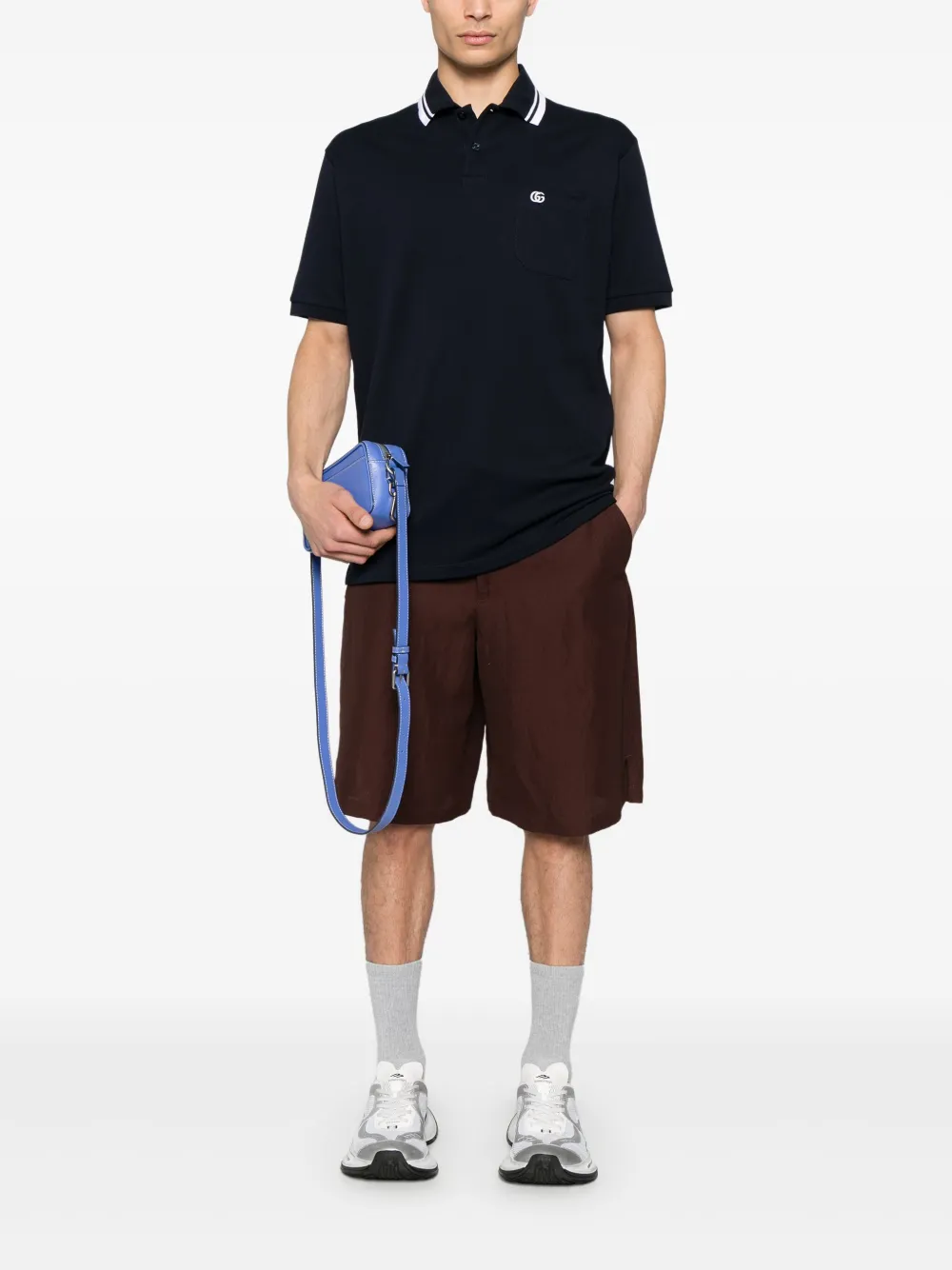 Gucci Katoenen poloshirt Blauw