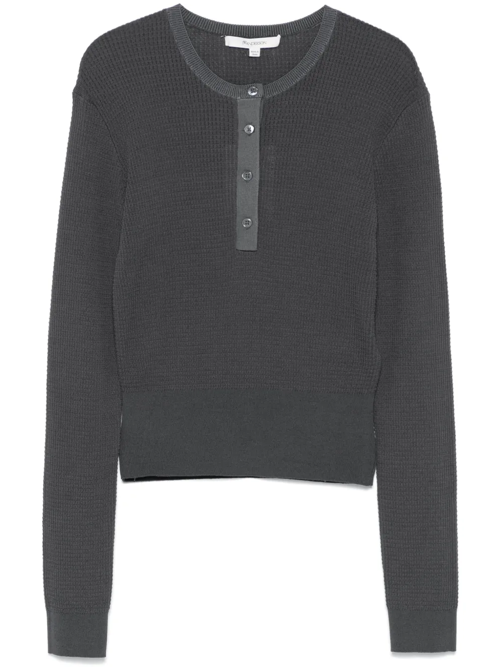 JW Anderson suéter de tejido waffle | gris | Image 1