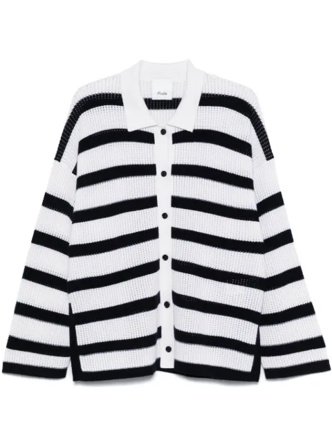 Allude striped cardigan