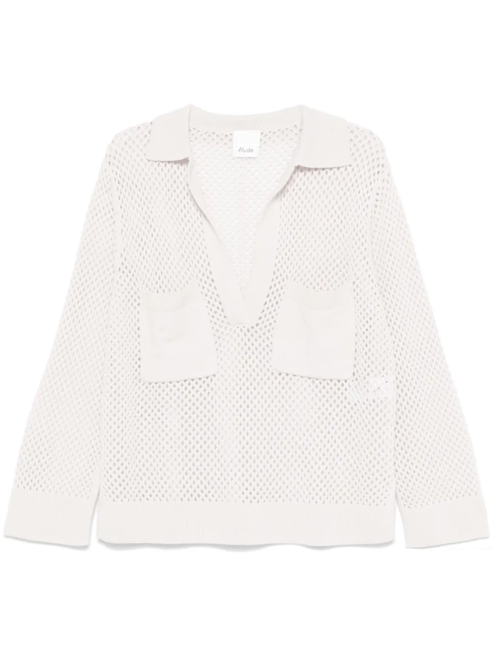 open-knit sweater