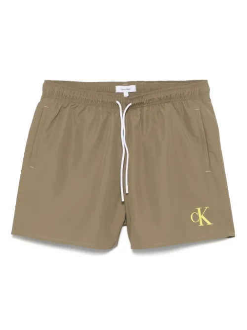 Short de bain à lien de resserrage - Calvin Klein - Modalova