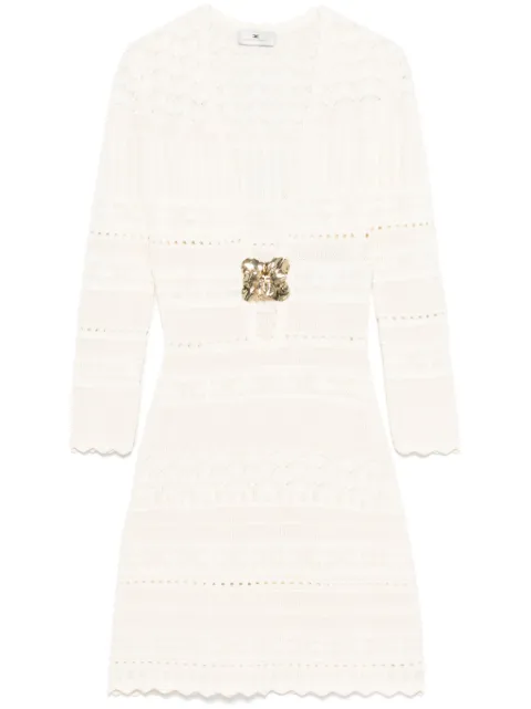 Elisabetta Franchi open-work mini dress 