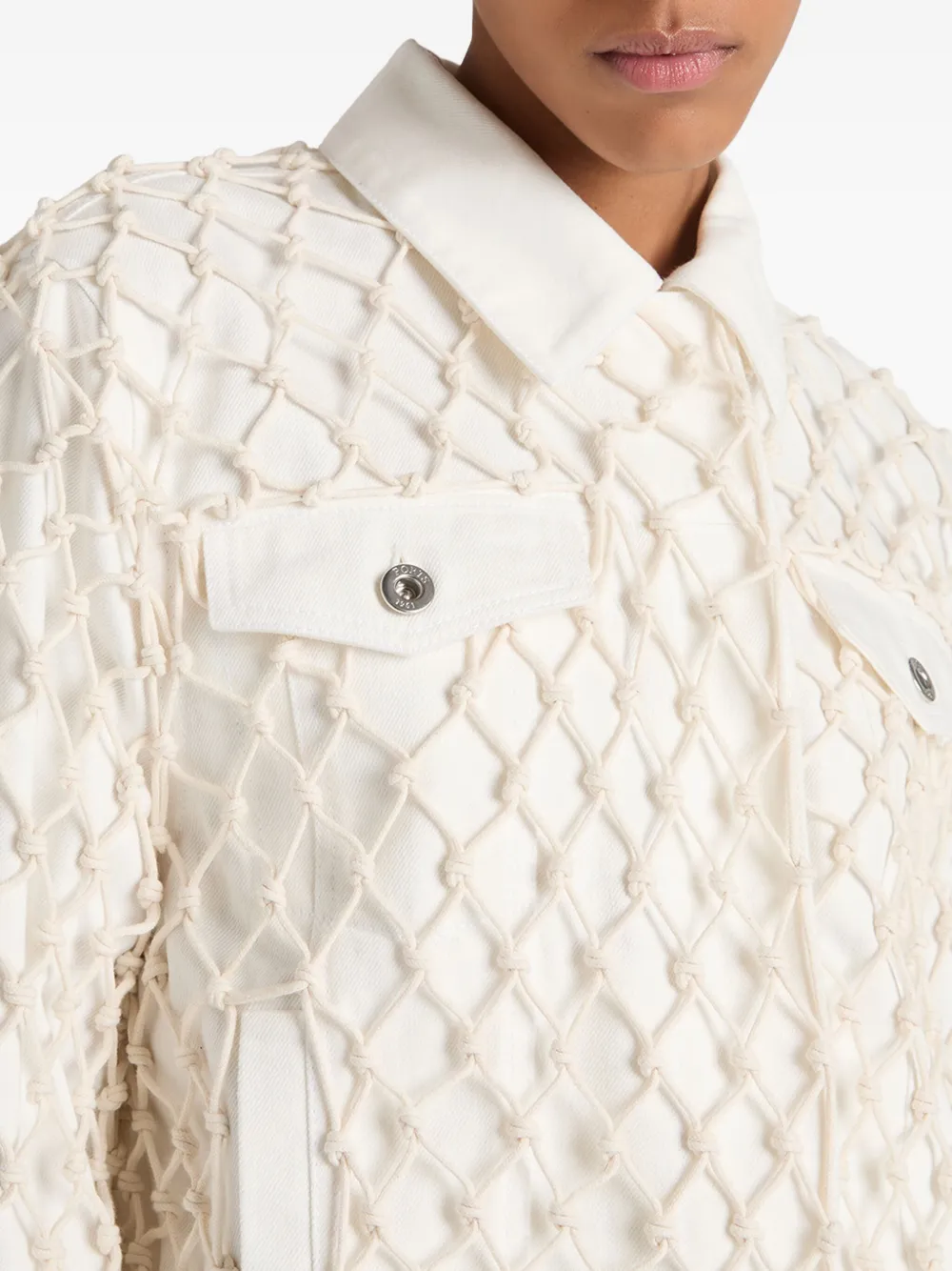 PORTS 1961 WEAVING INSPRIED DENIM JACKET