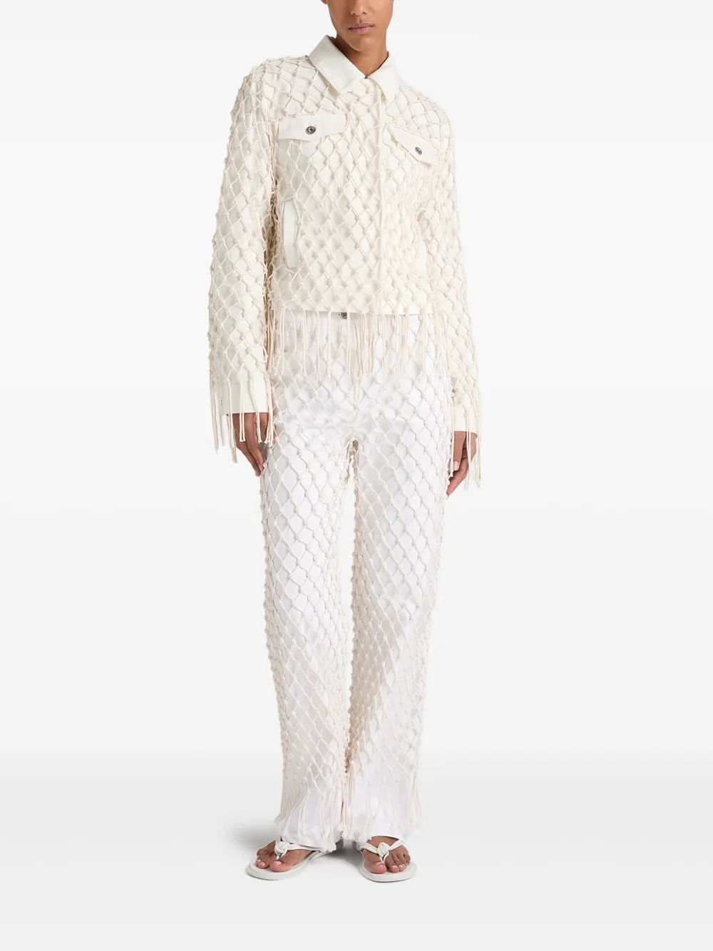 PORTS 1961 WEAVING INSPRIED DENIM JACKET