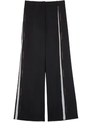 Jil Sander zip-detail wide-leg Trousers | Black | FARFETCH