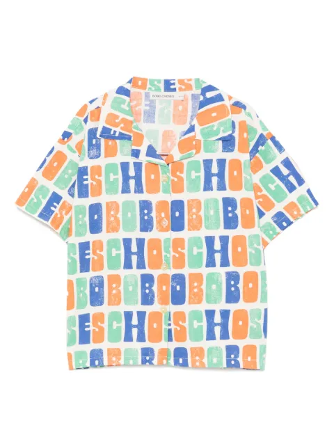 Bobo Choses all-over-logo shirt